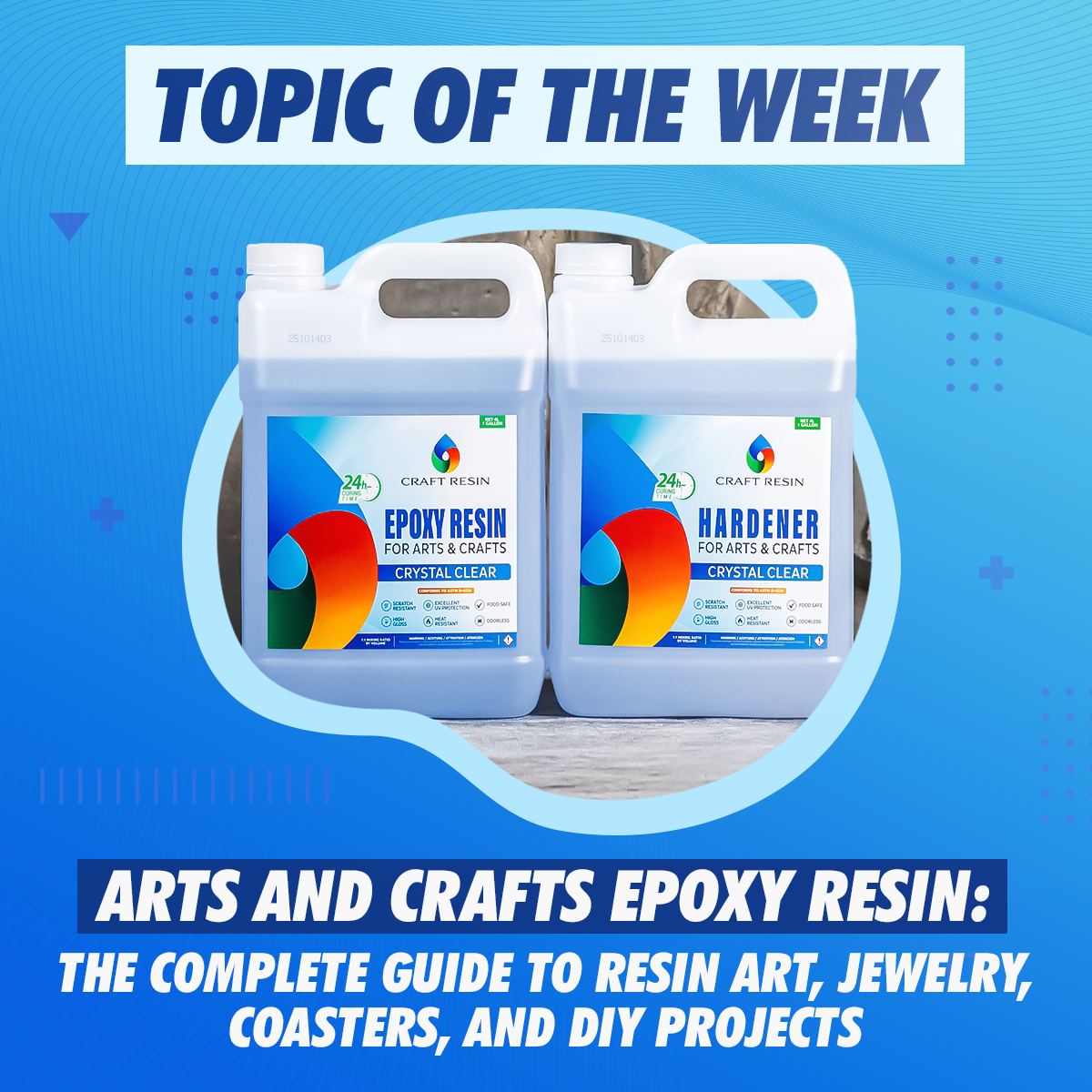 Arts and Crafts Epoxy Resin: The Complete Guide to Resin Art, Jewelry, Coasters, and DIY Projects