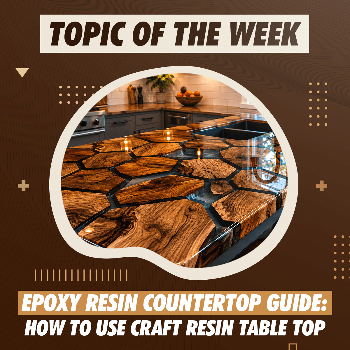 DIY Epoxy Resin Kitchen Countertop or Worktop: How to Use Craft Resin Table Top - Craft Resin US
