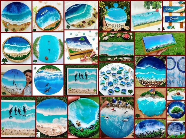 How To Create Epoxy Resin Beach Art: - Craft Resin US