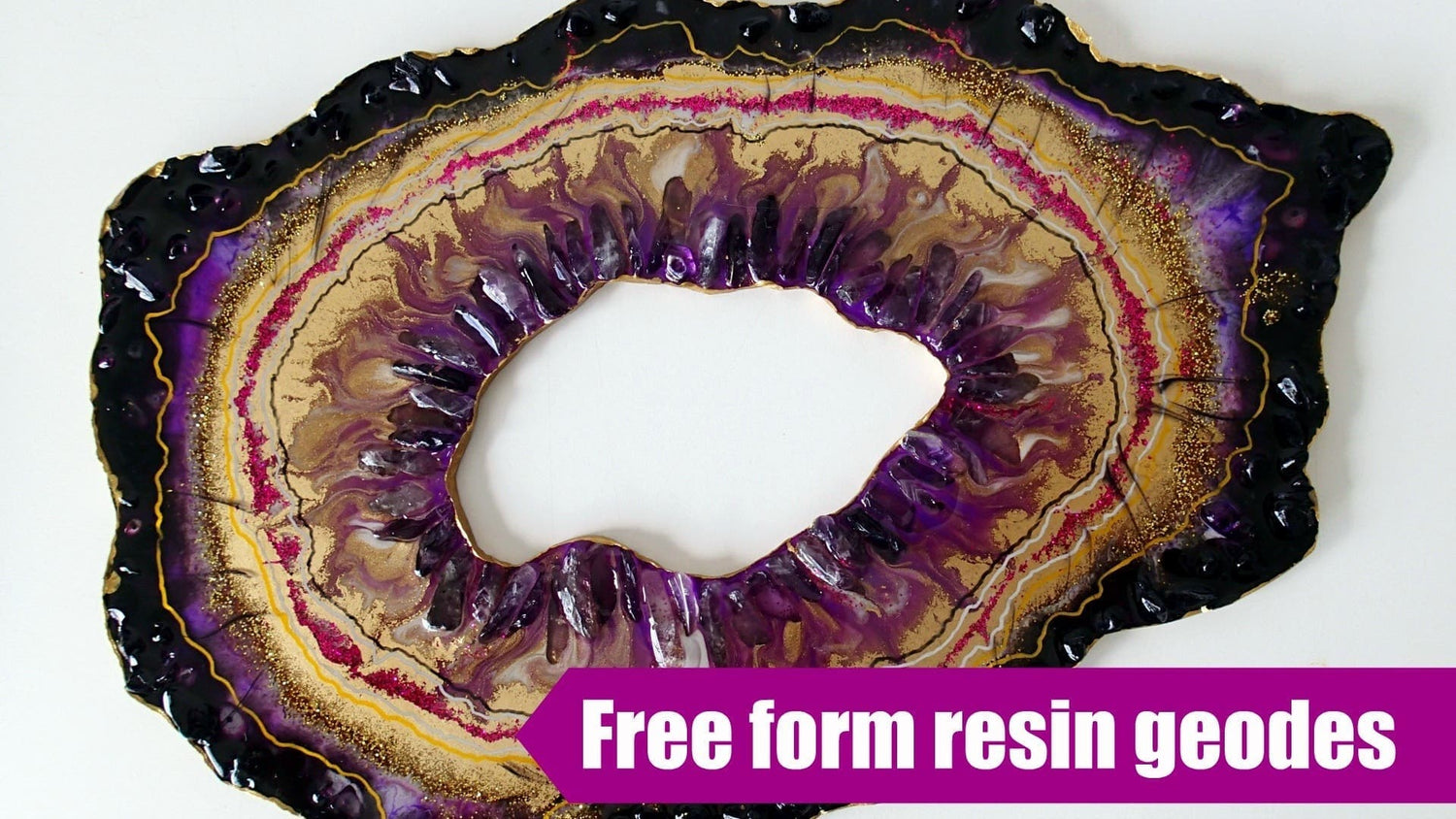 How To Make Free-form Resin Geodes and Agate Slices - Craft Resin US