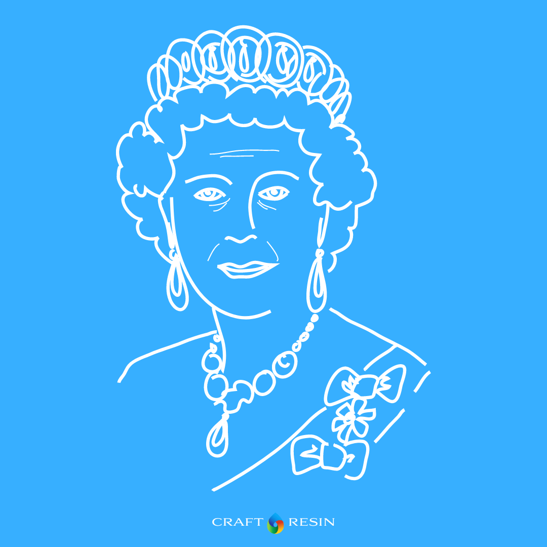 Our Tribute To HRH Queen Elizabeth 2nd - Craft Resin US