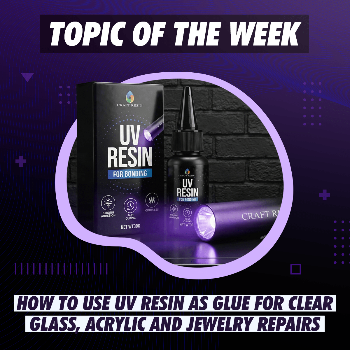 The Clear Bond: Why UV Adhesive is the Only Way to Invisibly Repair Glass and Acrylic - Craft Resin US