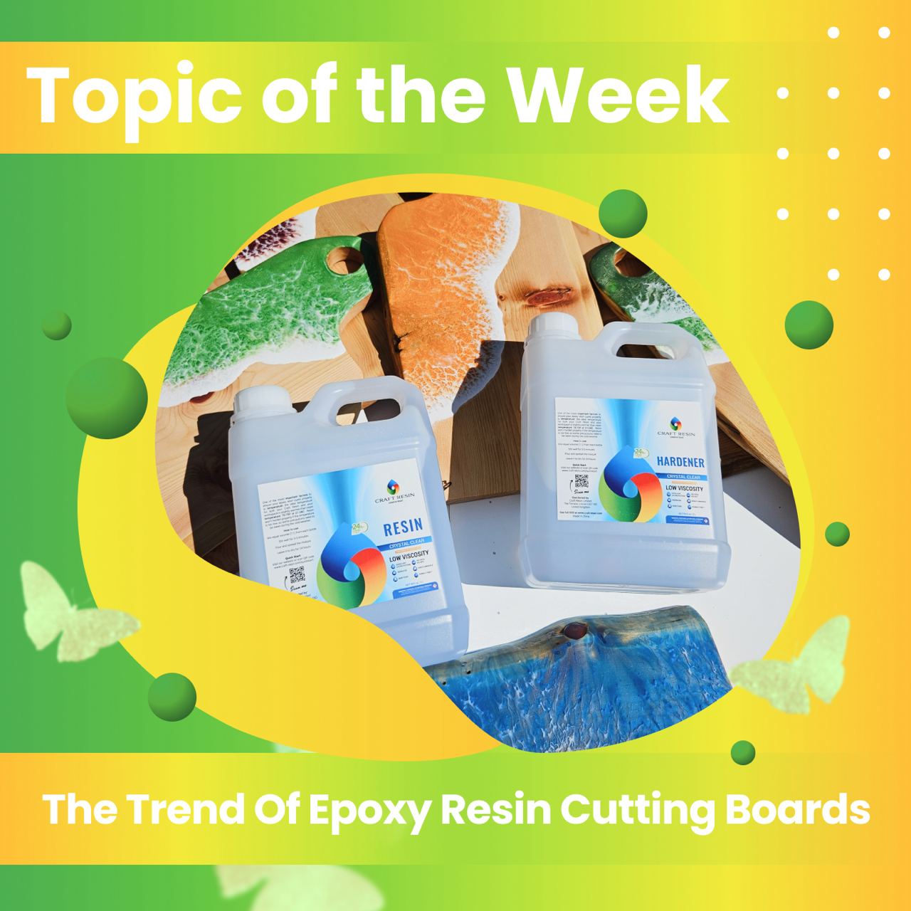 The Trend of Epoxy Resin Cutting Boards - Craft Resin US