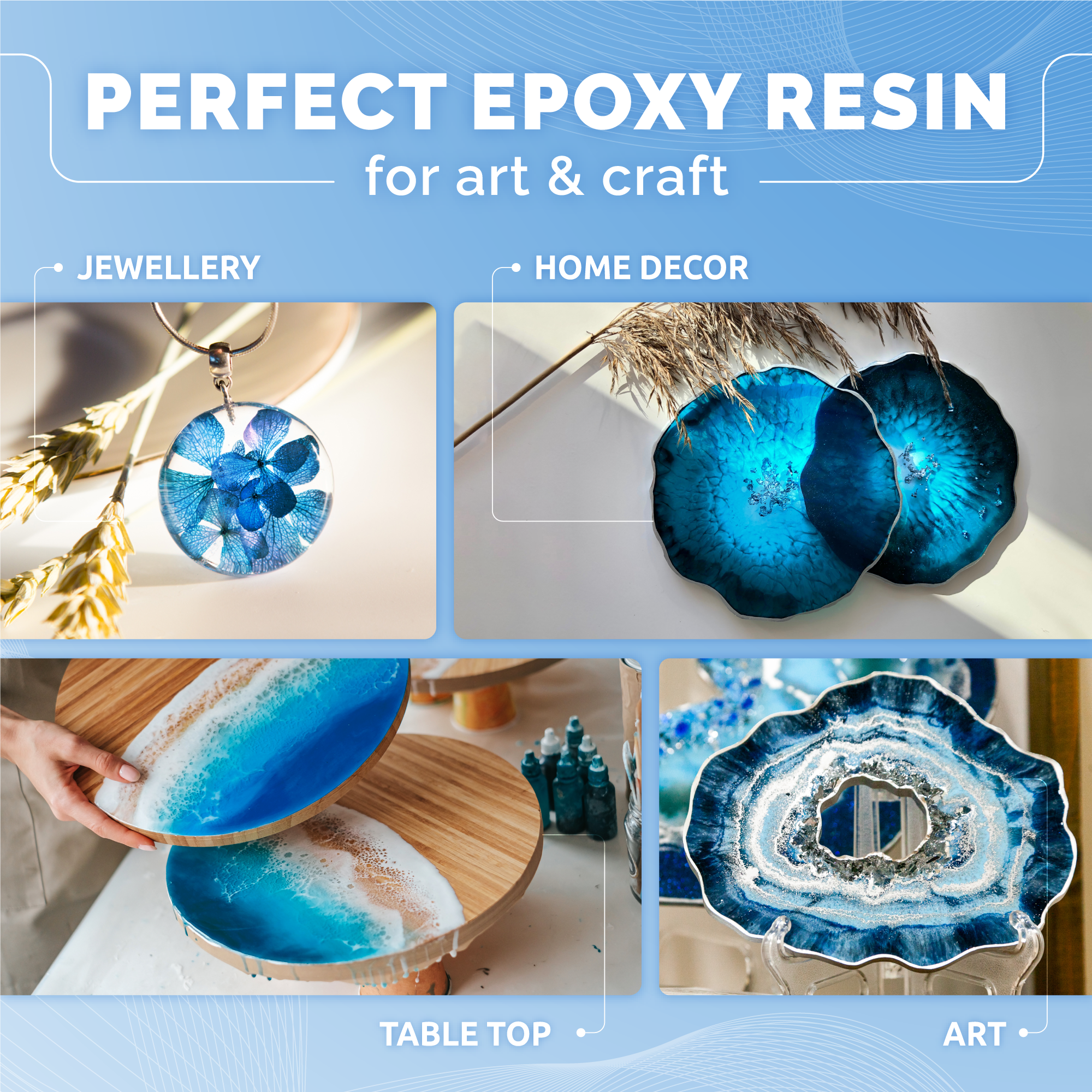 Craft Resin Arts & Crafts Epoxy - 1 Gallon