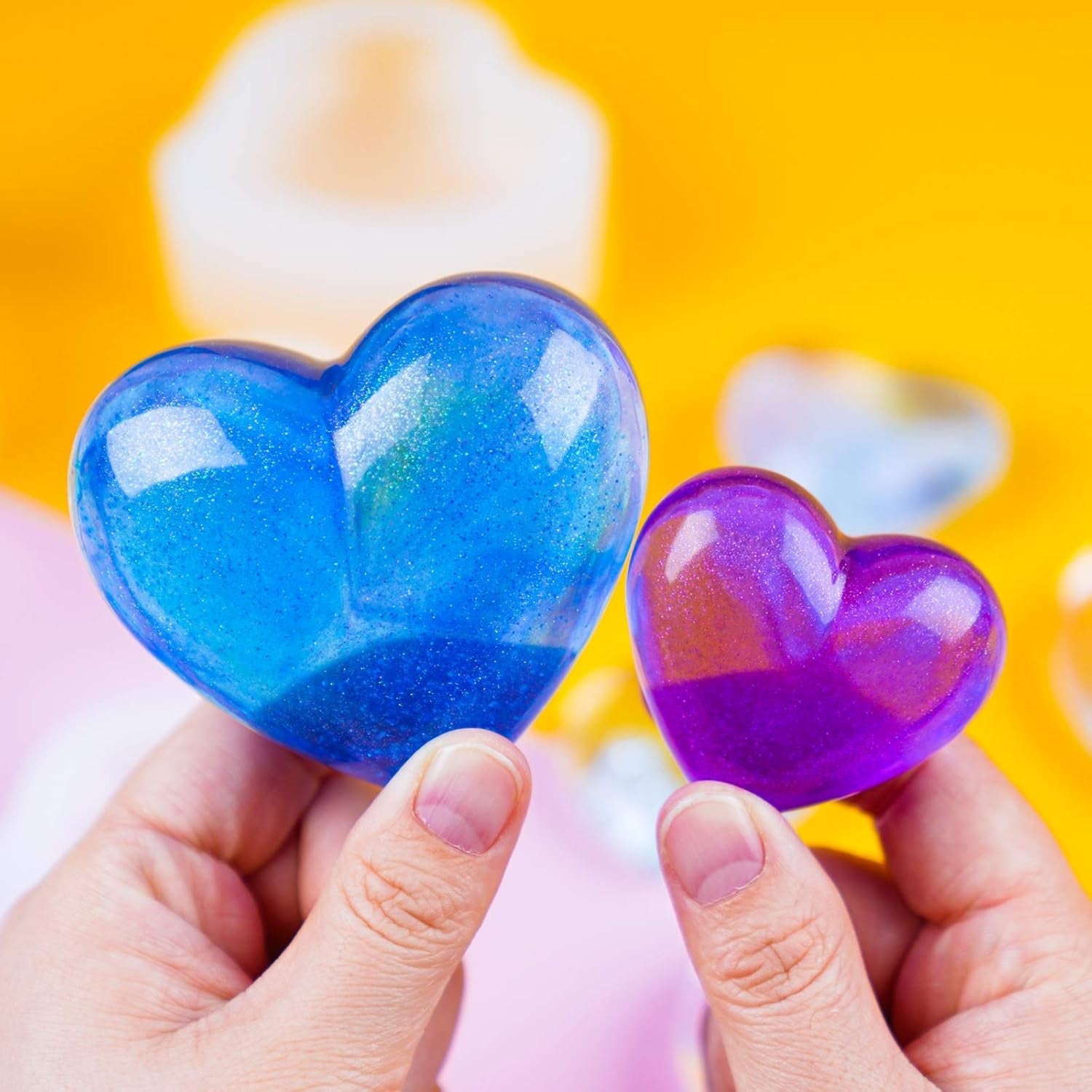 3D Heart Shape Resin Mold - Craft Resin US