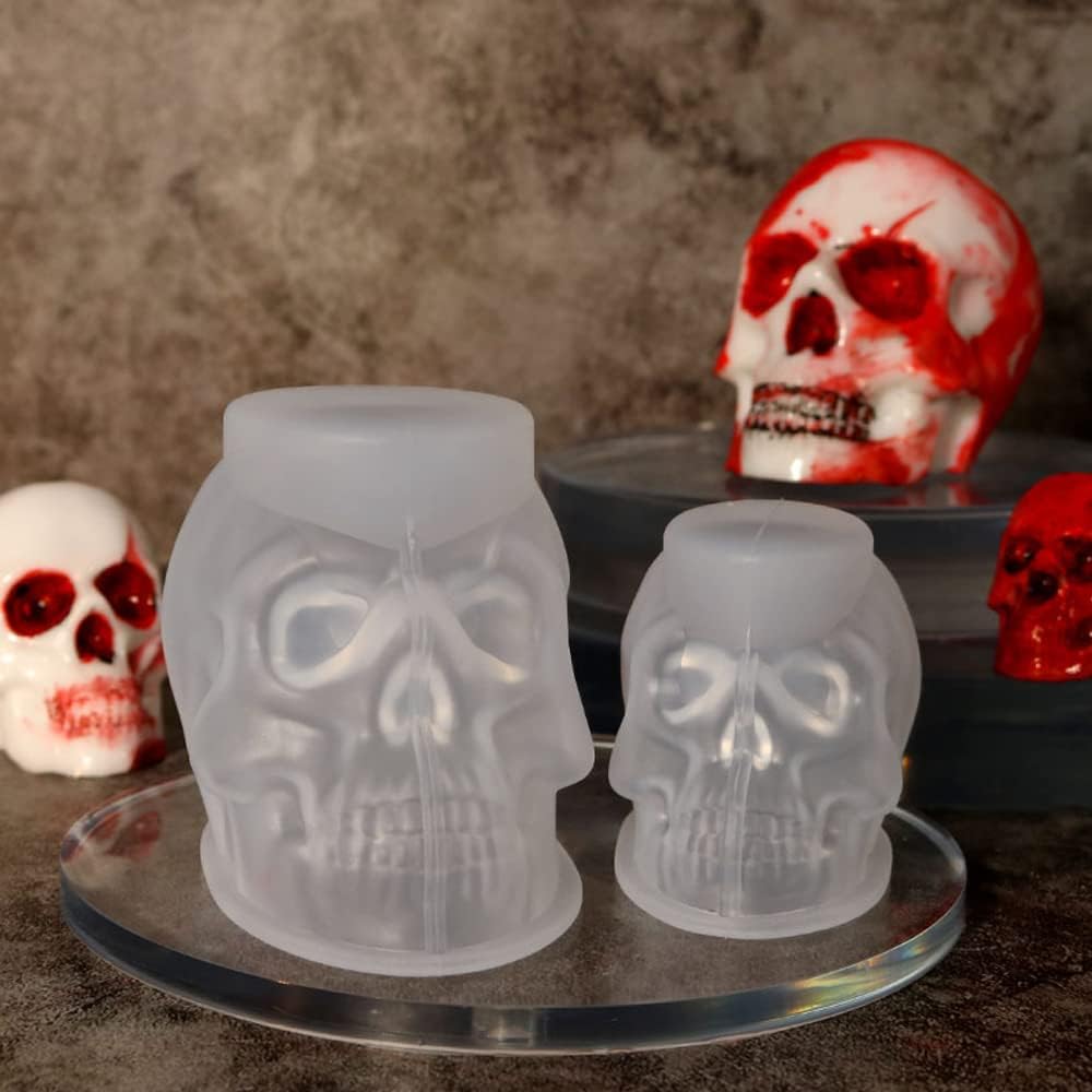 3D Skull Resin Molds - Set of 3 - Craft Resin US