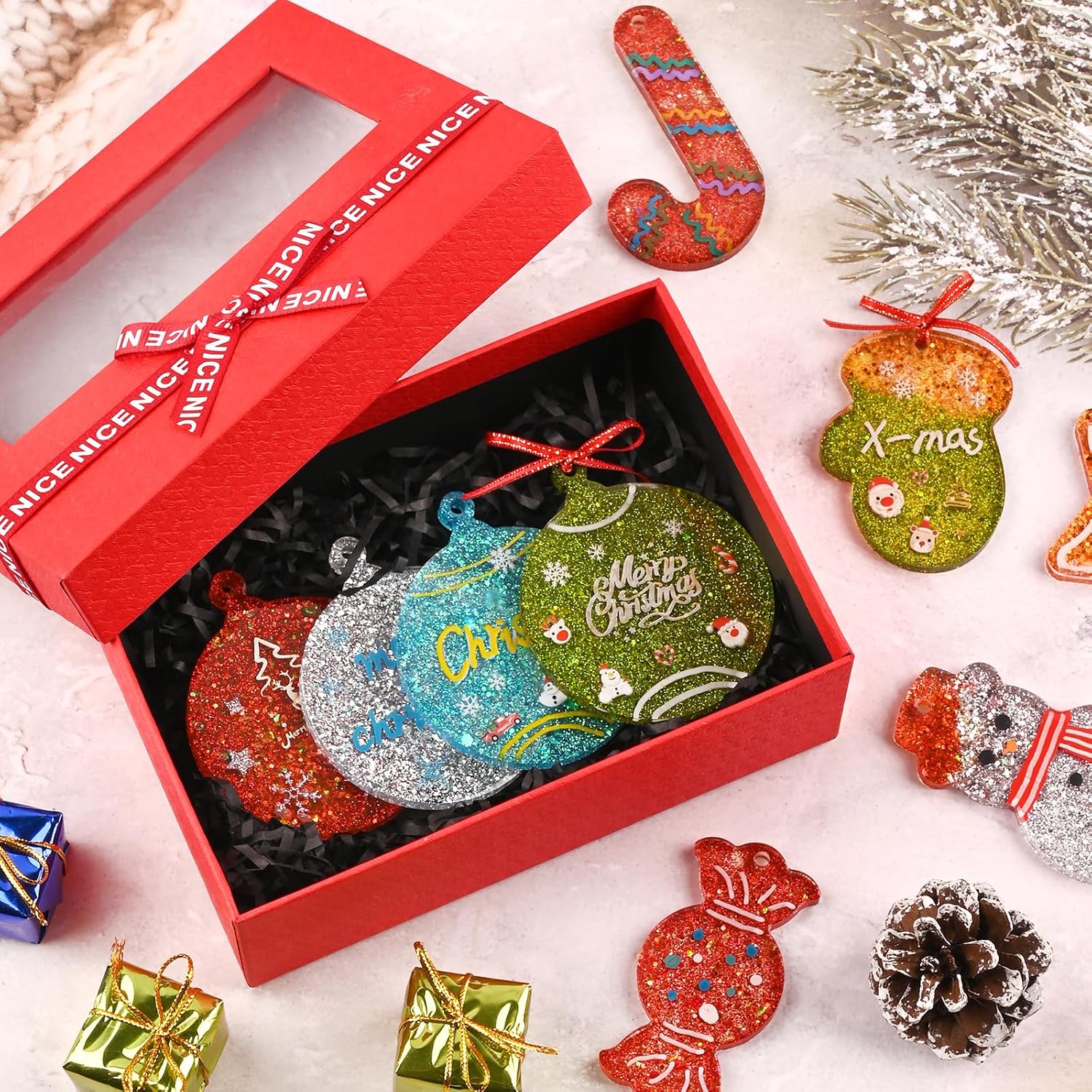 8 Cavity Christmas Resin Molds - 2 pcs - Craft Resin US