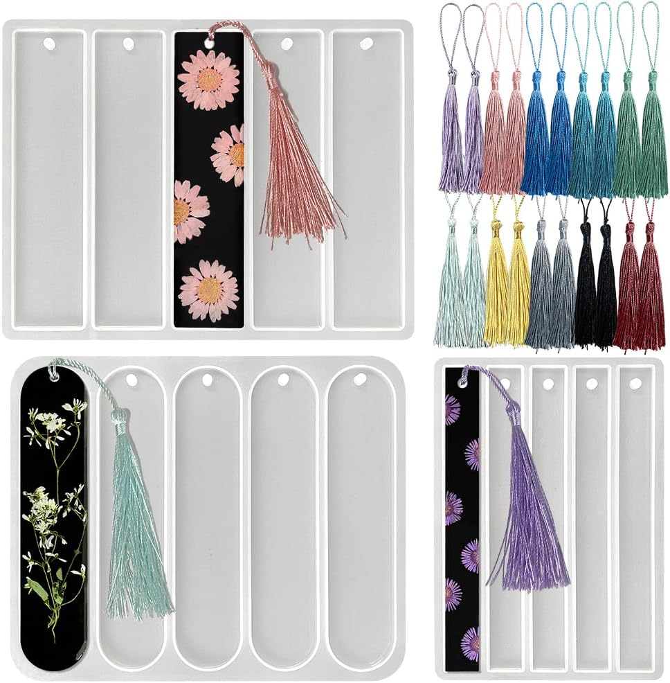 Bookmarks Silicone Mold - Set of 3 - Craft Resin US