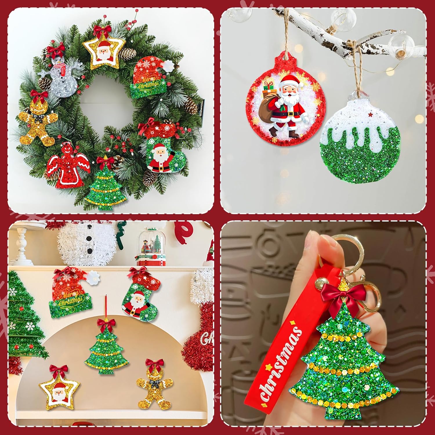 Christmas Ornament Resin Molds - set of 11 - Craft Resin US