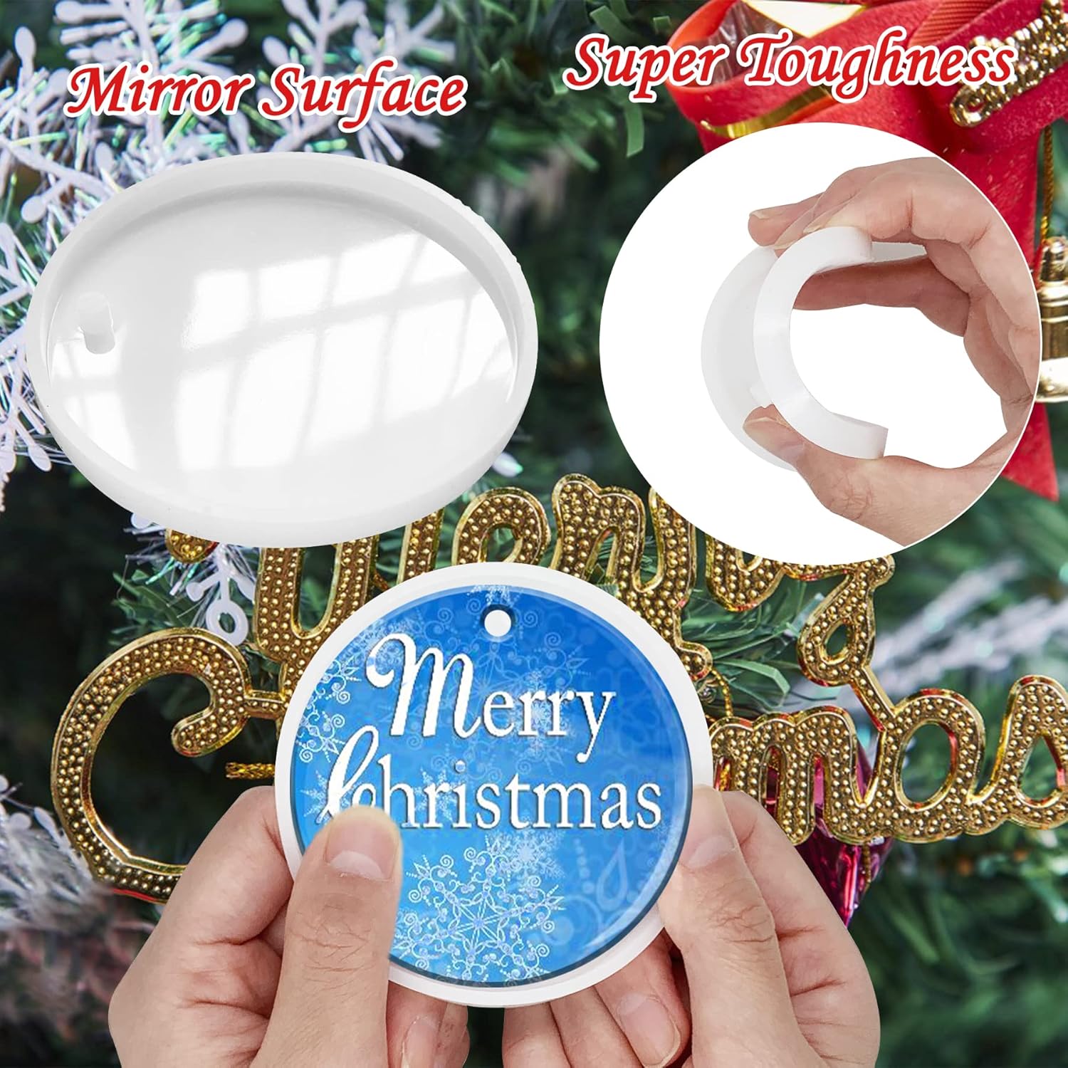 Christmas Ornament Resin Molds - set of 4 - Craft Resin US