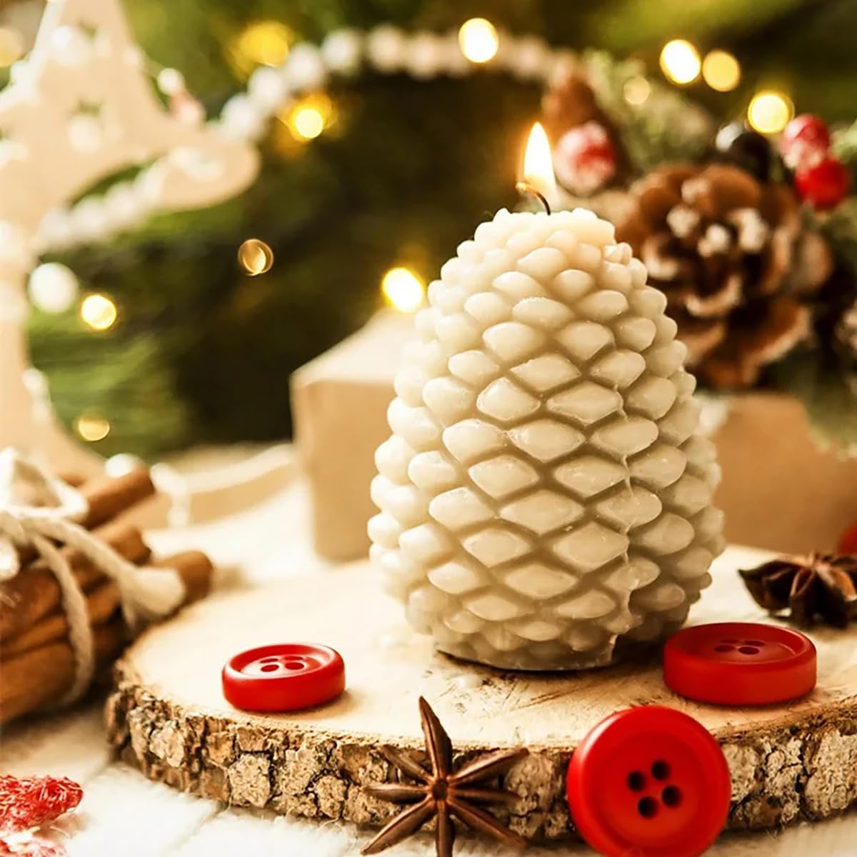 Christmas Pinecone Resin Mold - Craft Resin US