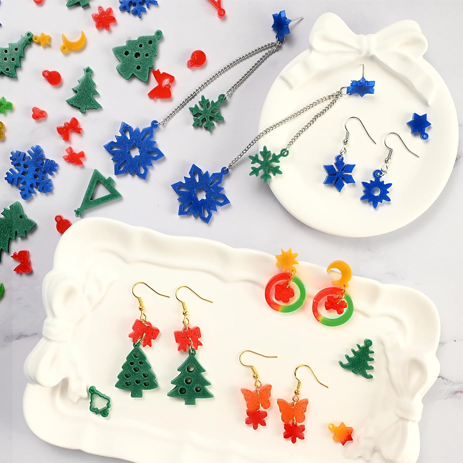 Christmas Resin Earring Molds - set of 4 - Craft Resin US