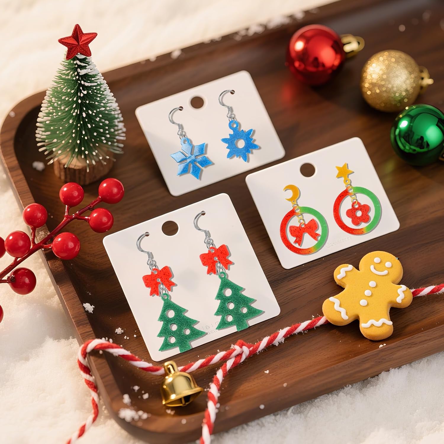 Christmas Resin Earring Molds - set of 4 - Craft Resin US