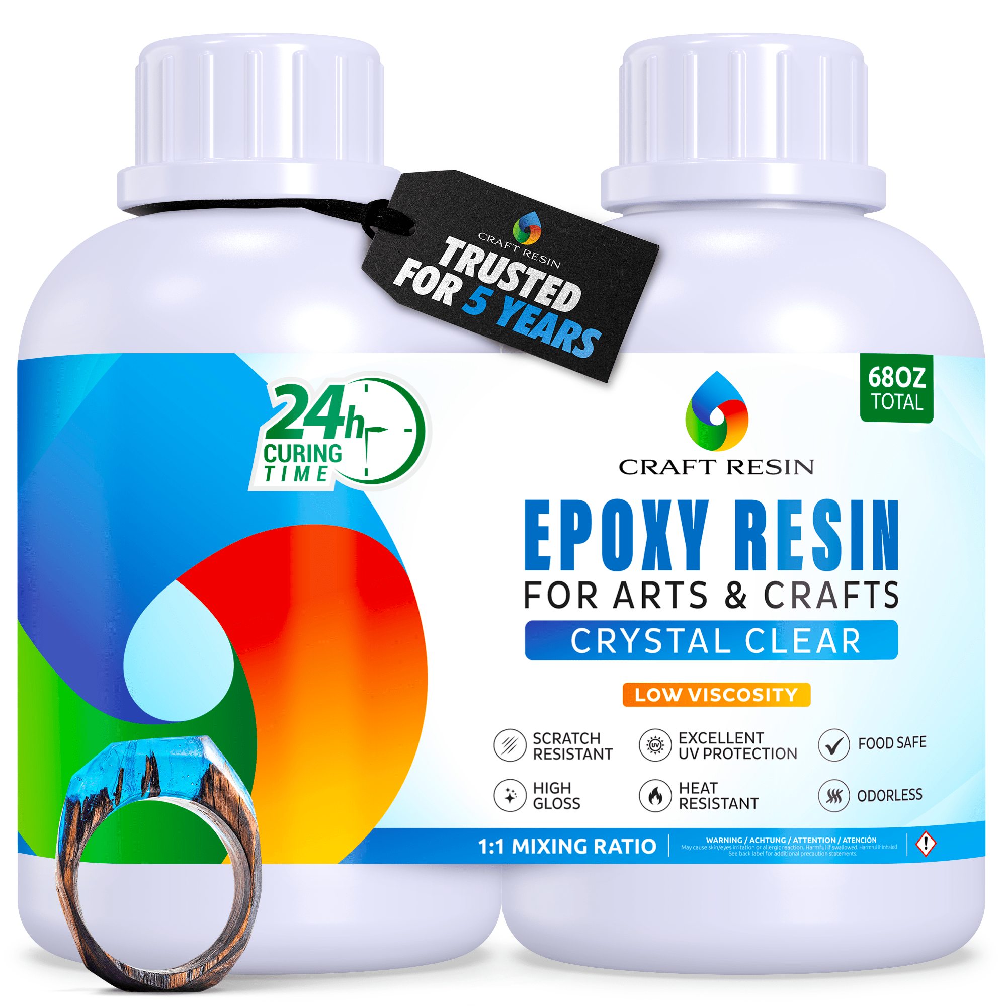 Craft Resin Arts & Crafts Epoxy - 68oz - Craft Resin US