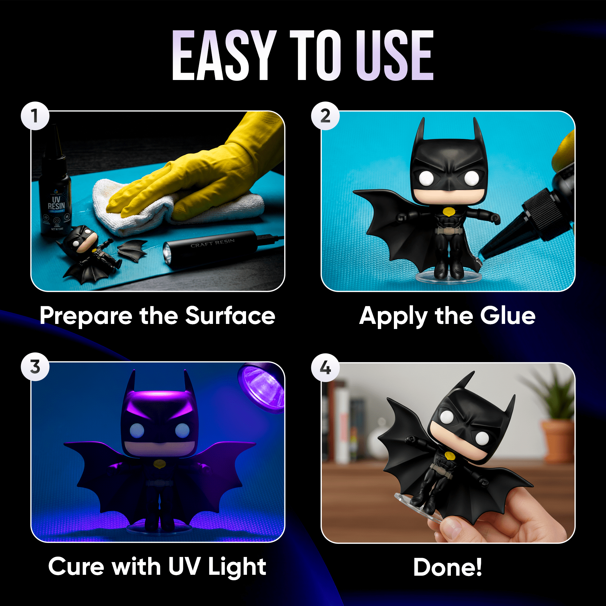 CRAFT RESIN Bonding UV with Flashlight - Craft Resin US