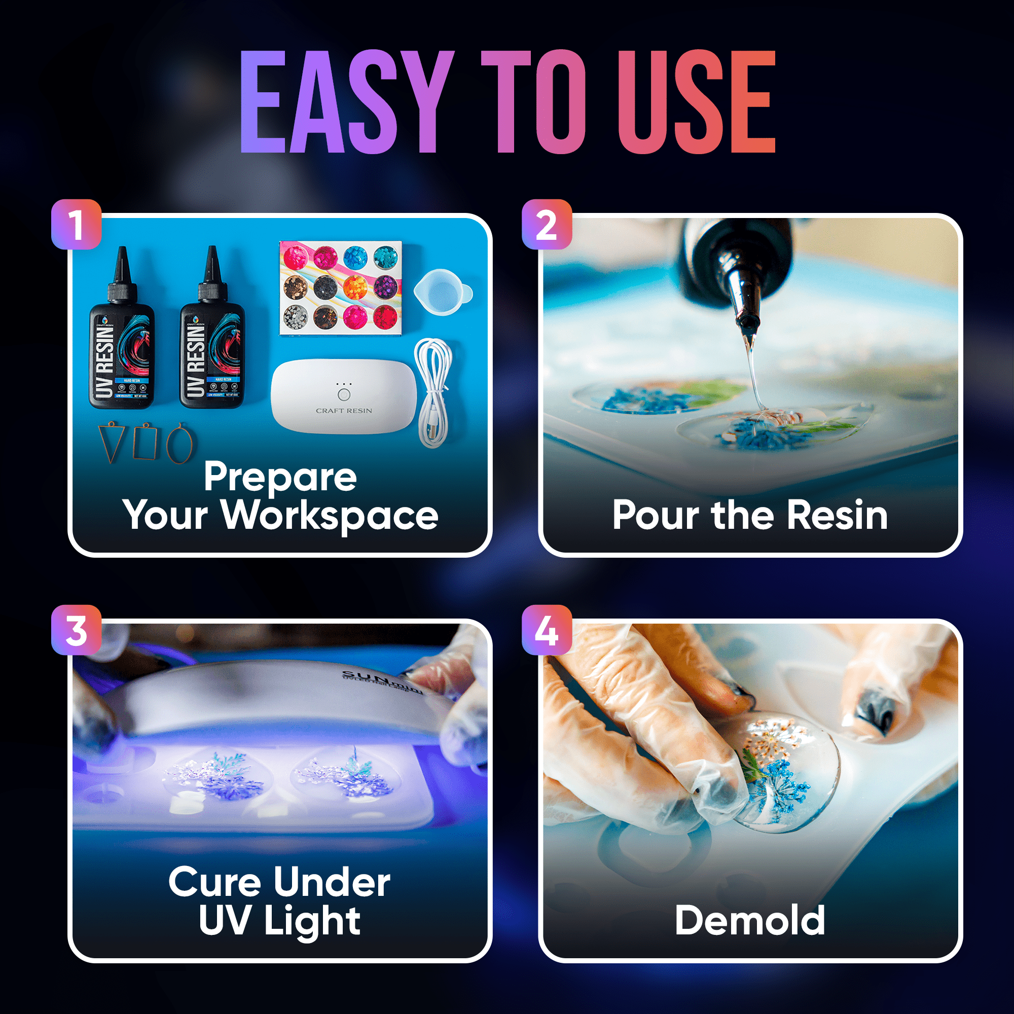 Craft Resin UV Resin - 1000g - Craft Resin US