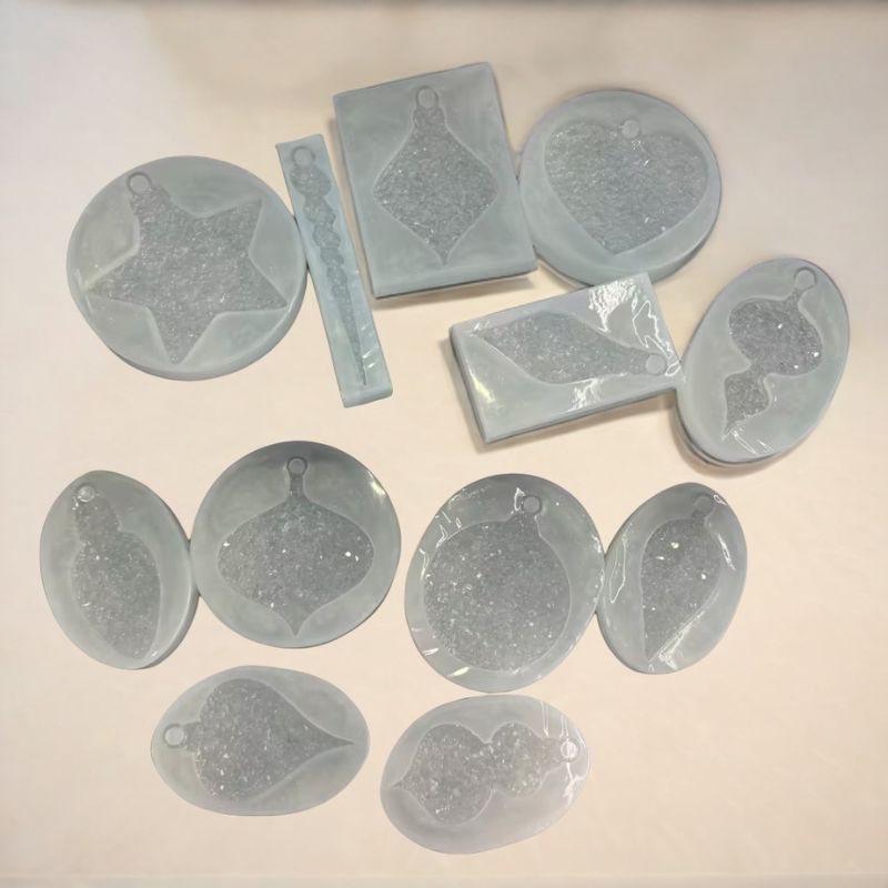 Handmade Crystal Clusters Christmas Hanging Decorations Resin Molds - Craft Resin US