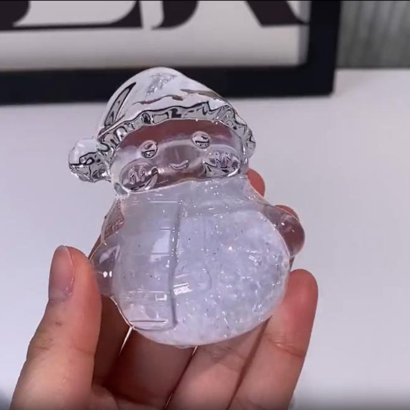 Handmade Snowflake Castle Snowman Ornament Mold - Craft Resin US