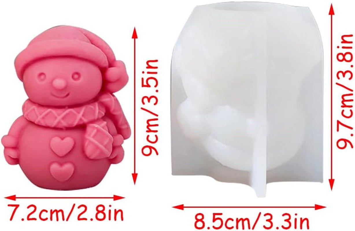 Hat Scarf Snowman Resin Mold - Craft Resin US