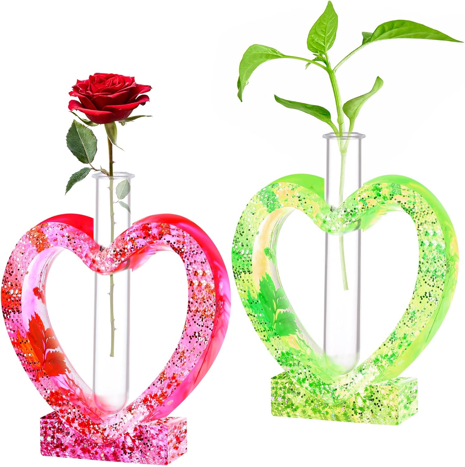 Heart Vase Resin Molds - Craft Resin US