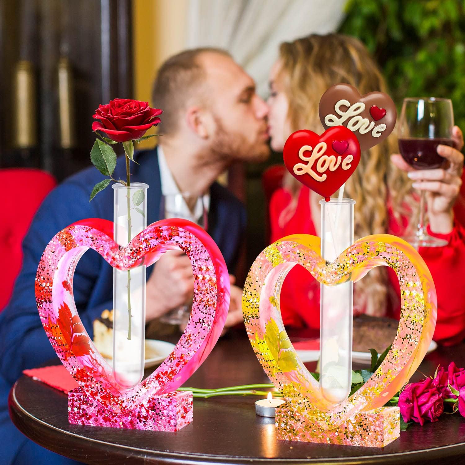 Heart Vase Resin Molds - Craft Resin US