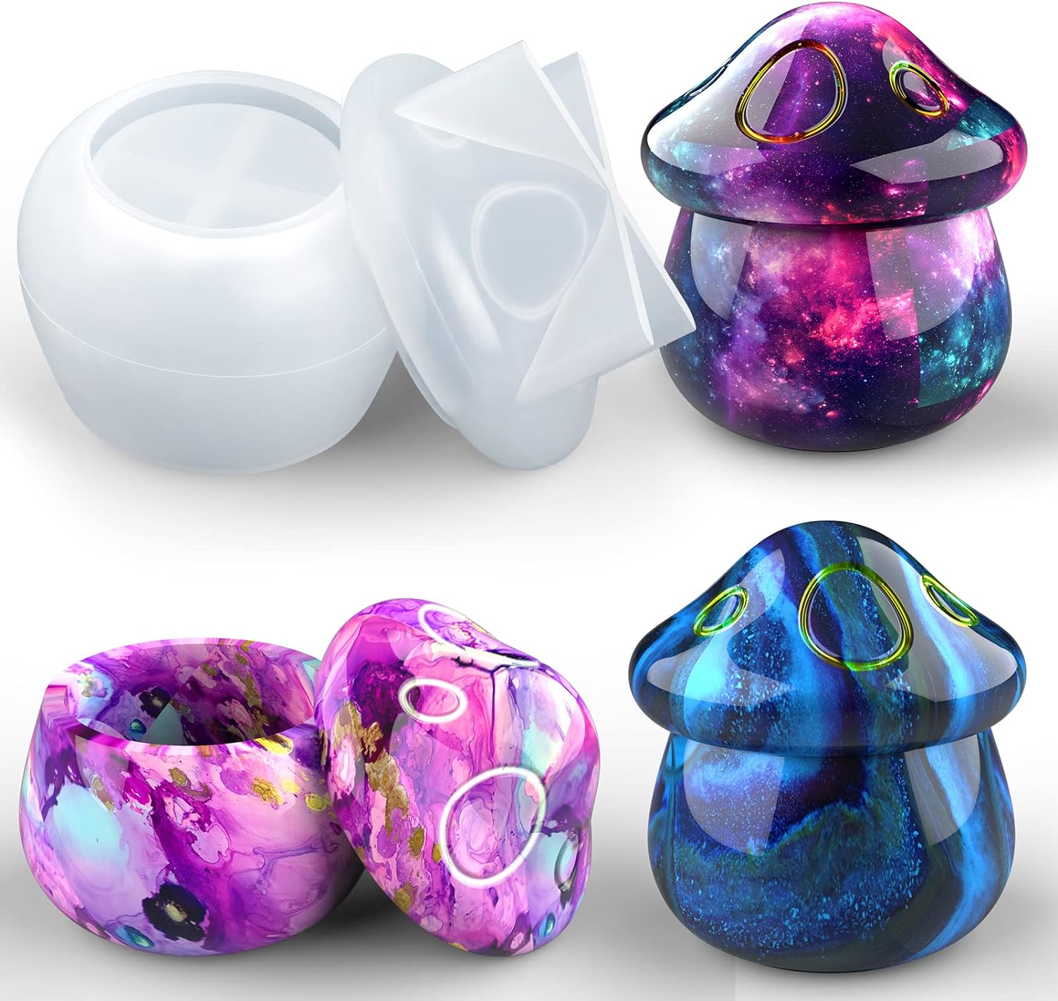 Jar Mushroom Resin Mold - Craft Resin US