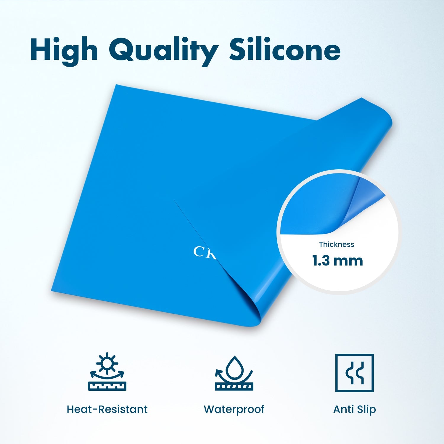Large Silicone Mat - 60x40 cm - Craft Resin US