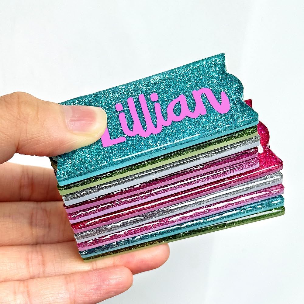 Name Plate Silicone Mold - set of 10 - Craft Resin US