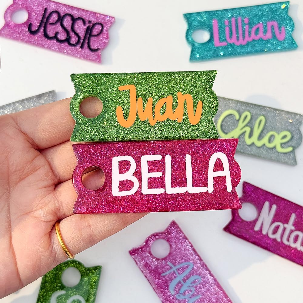 Name Plate Silicone Mold - set of 10 - Craft Resin US