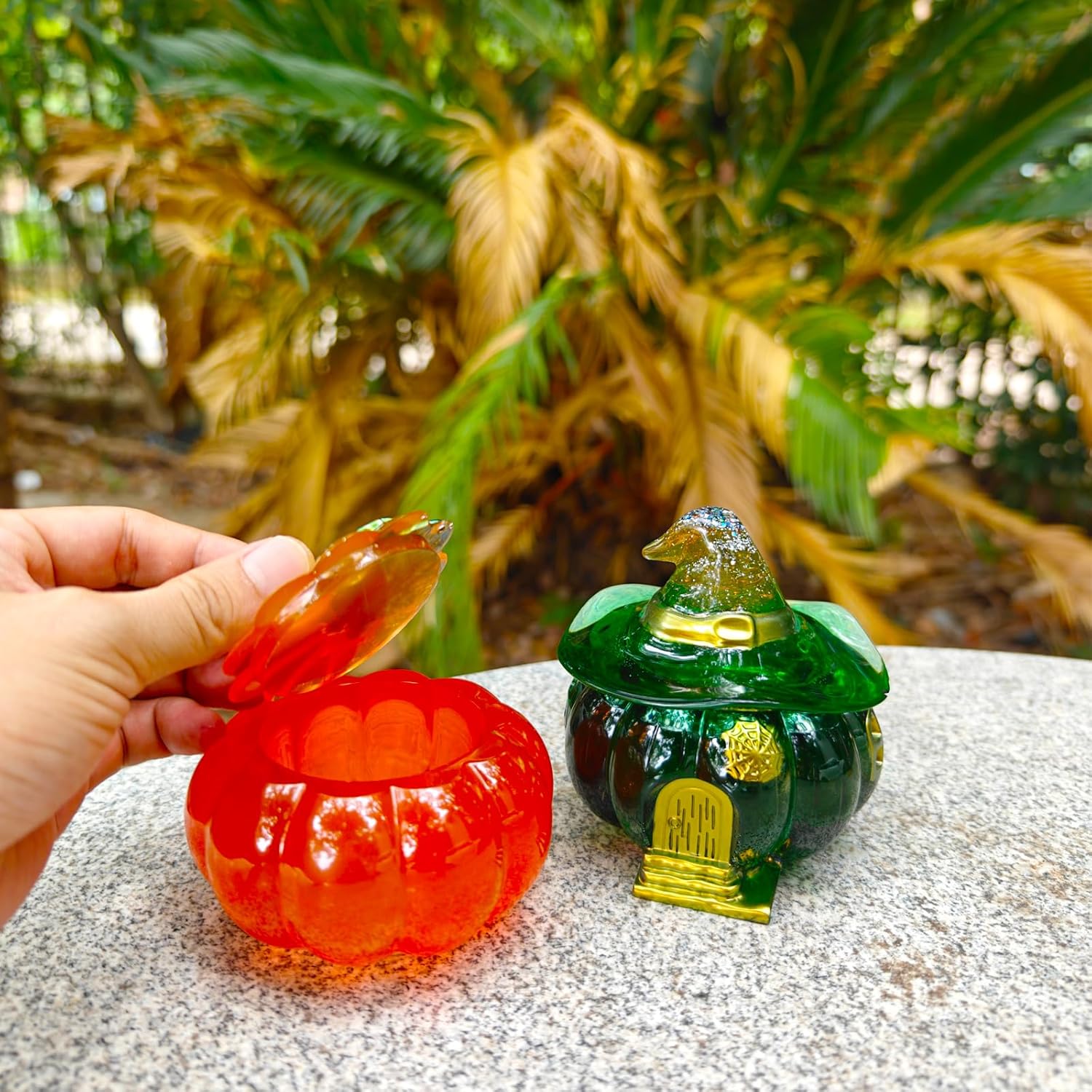 Pumpkin Jar Mold - 2 pcs - Craft Resin US