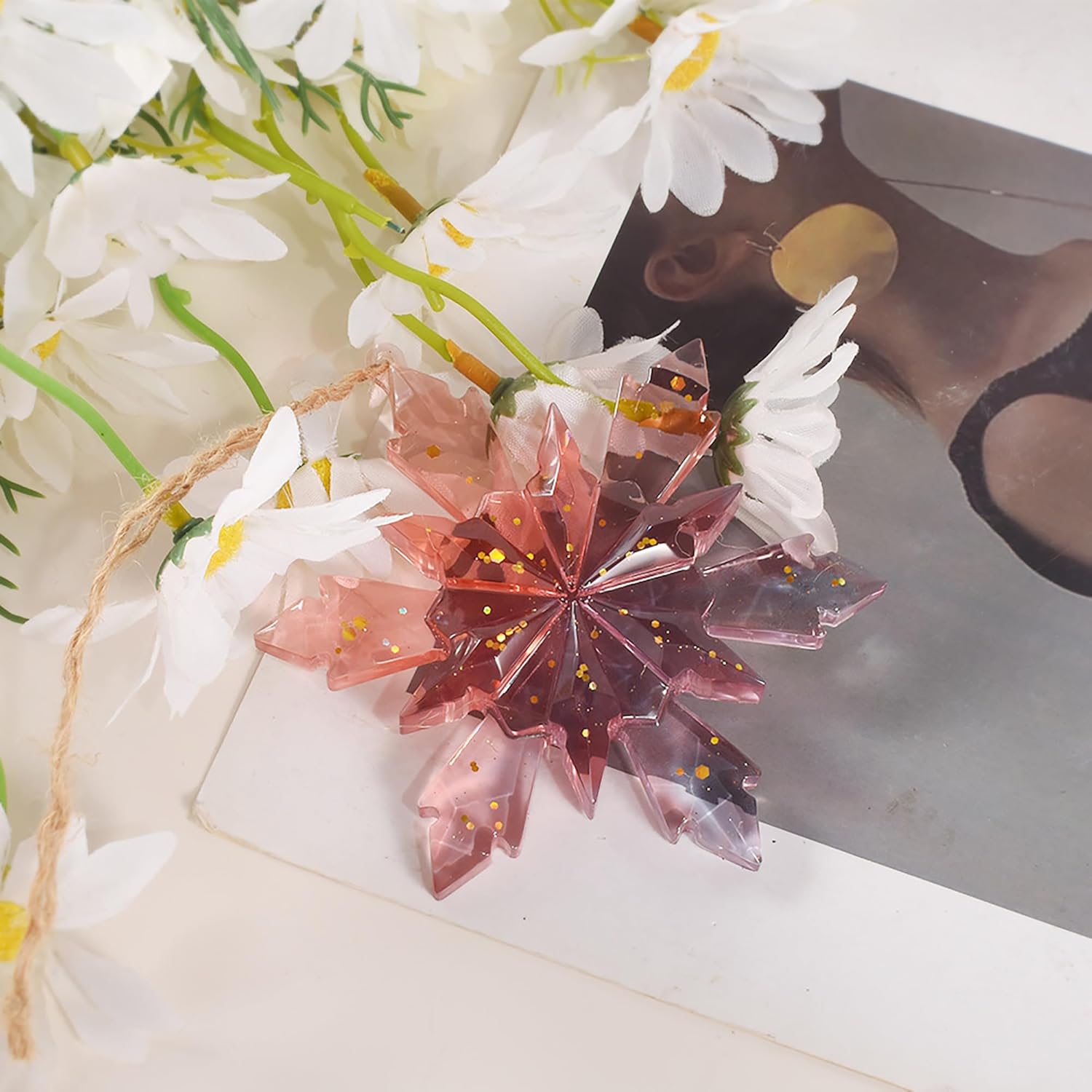 Snowflake Coaster Resin Mold - set of 8 - Craft Resin US