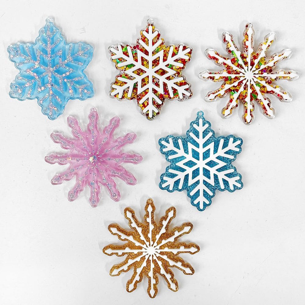 Snowflake Resin Mold - set of 6 - Craft Resin US