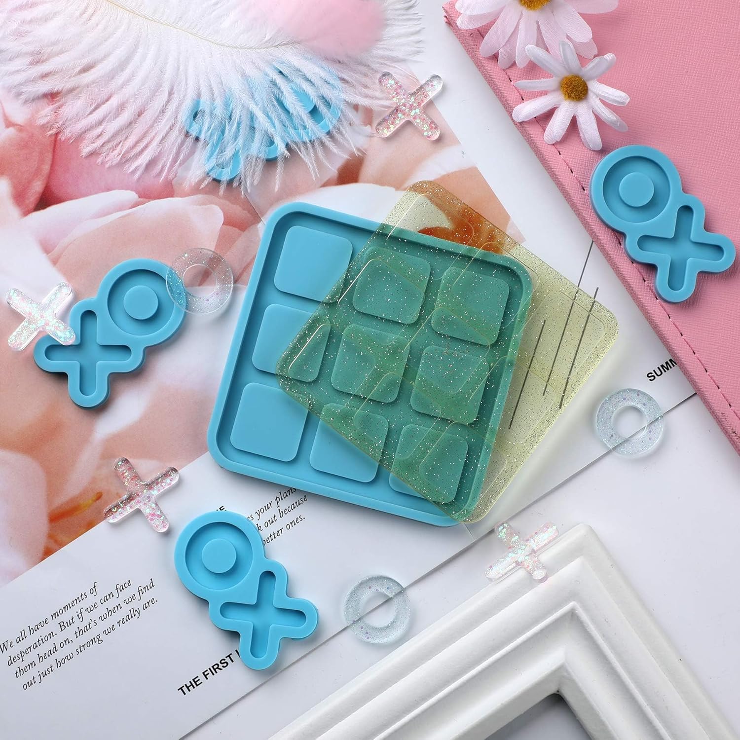Tic Tac Toe Resin Mold - Craft Resin US