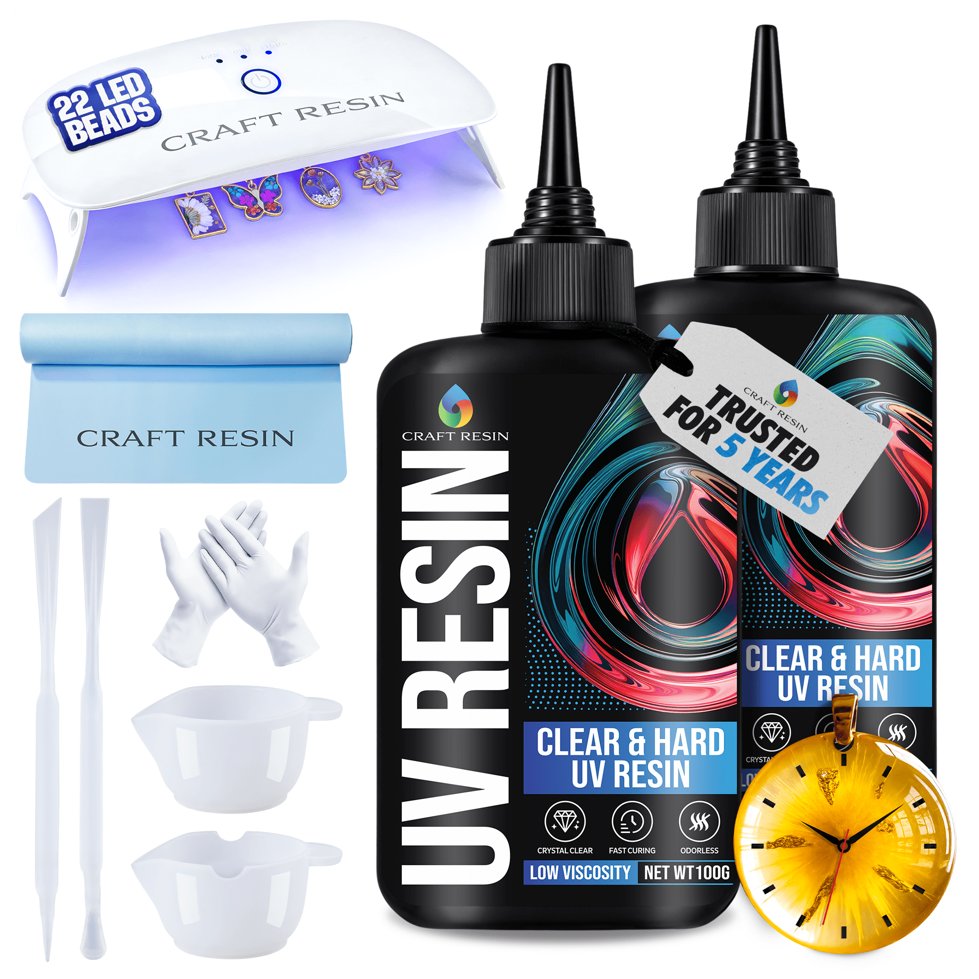 UV Resin Kit with Lamp - Craft Resin US