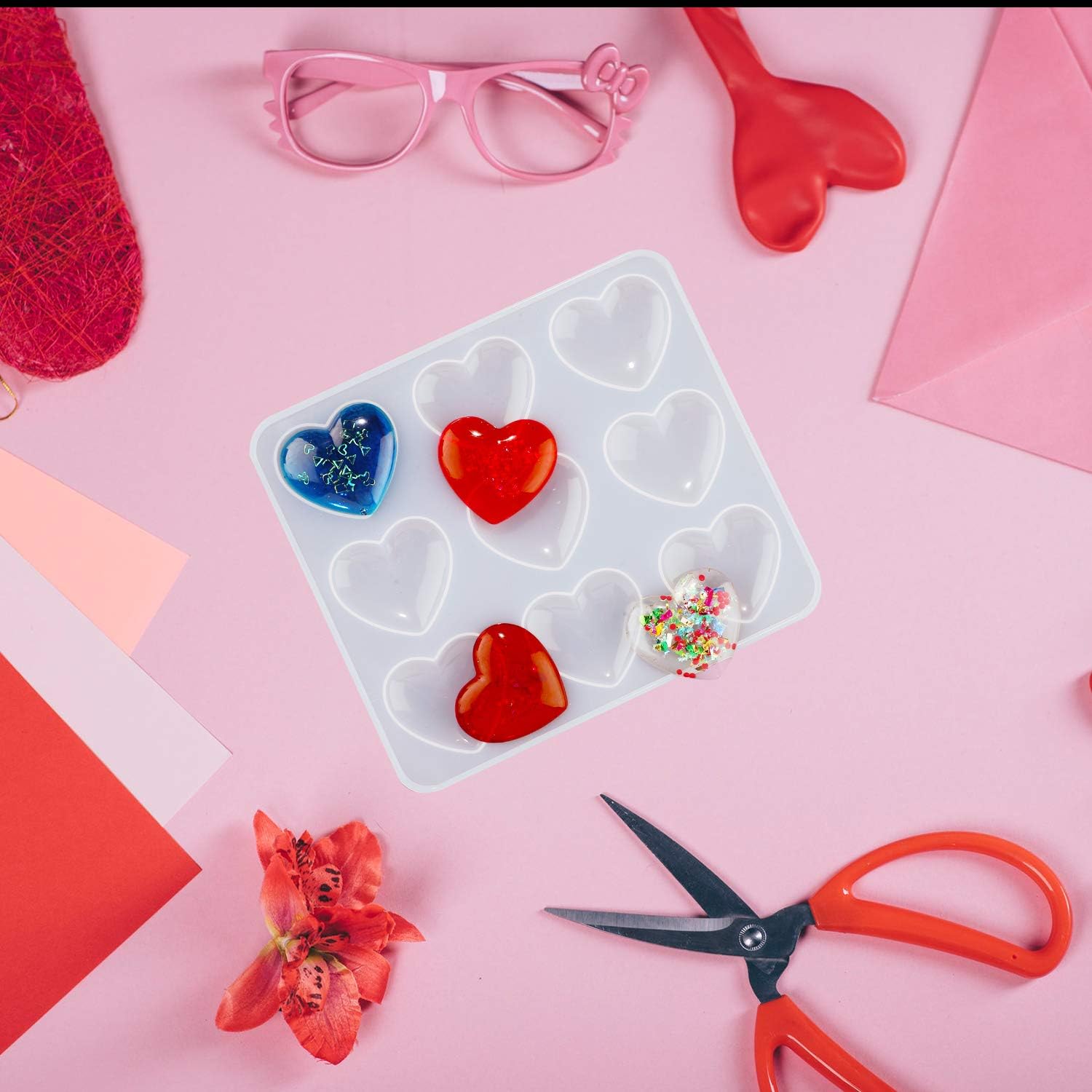Valentine Heart Resin Mold - Craft Resin US