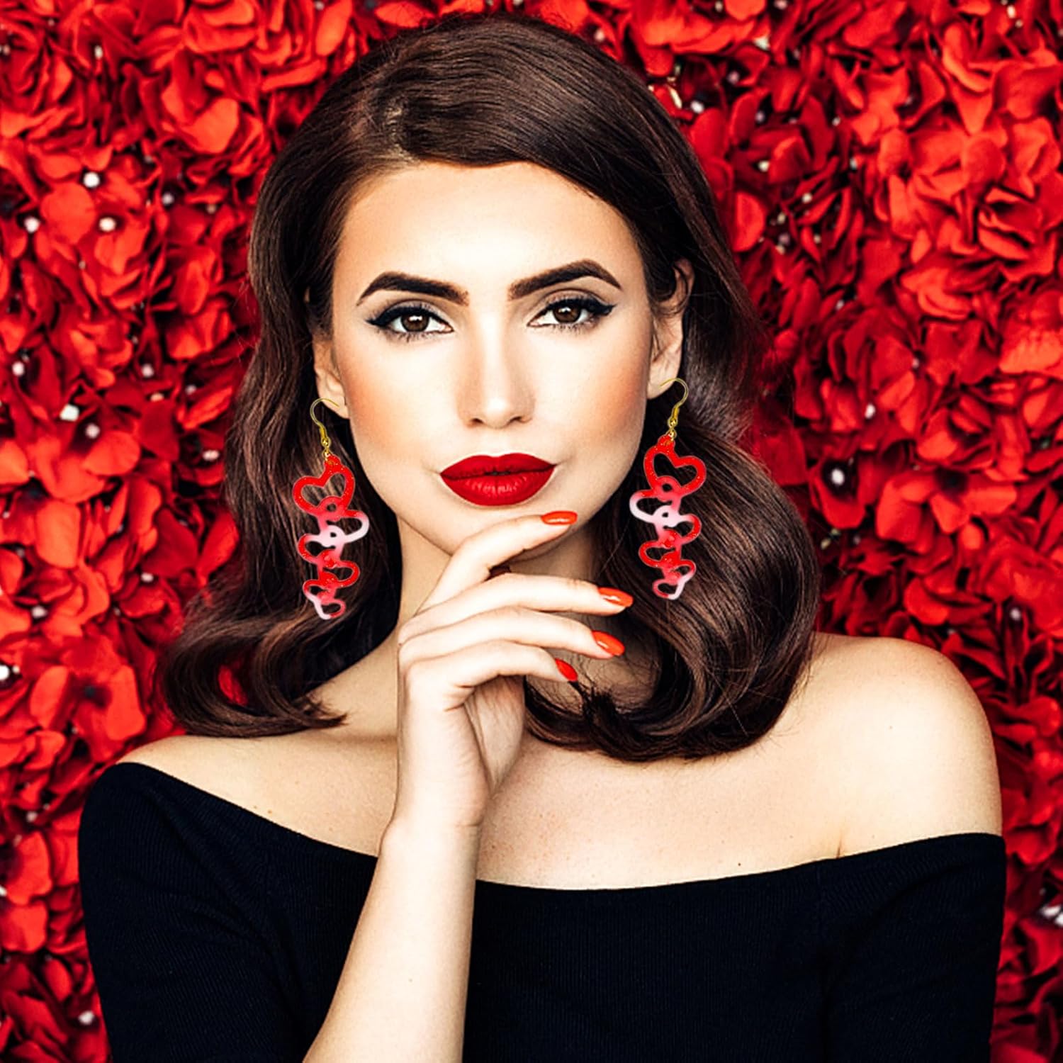 Valentine's Day Resin Earring Mold - 20 pairs - Craft Resin US