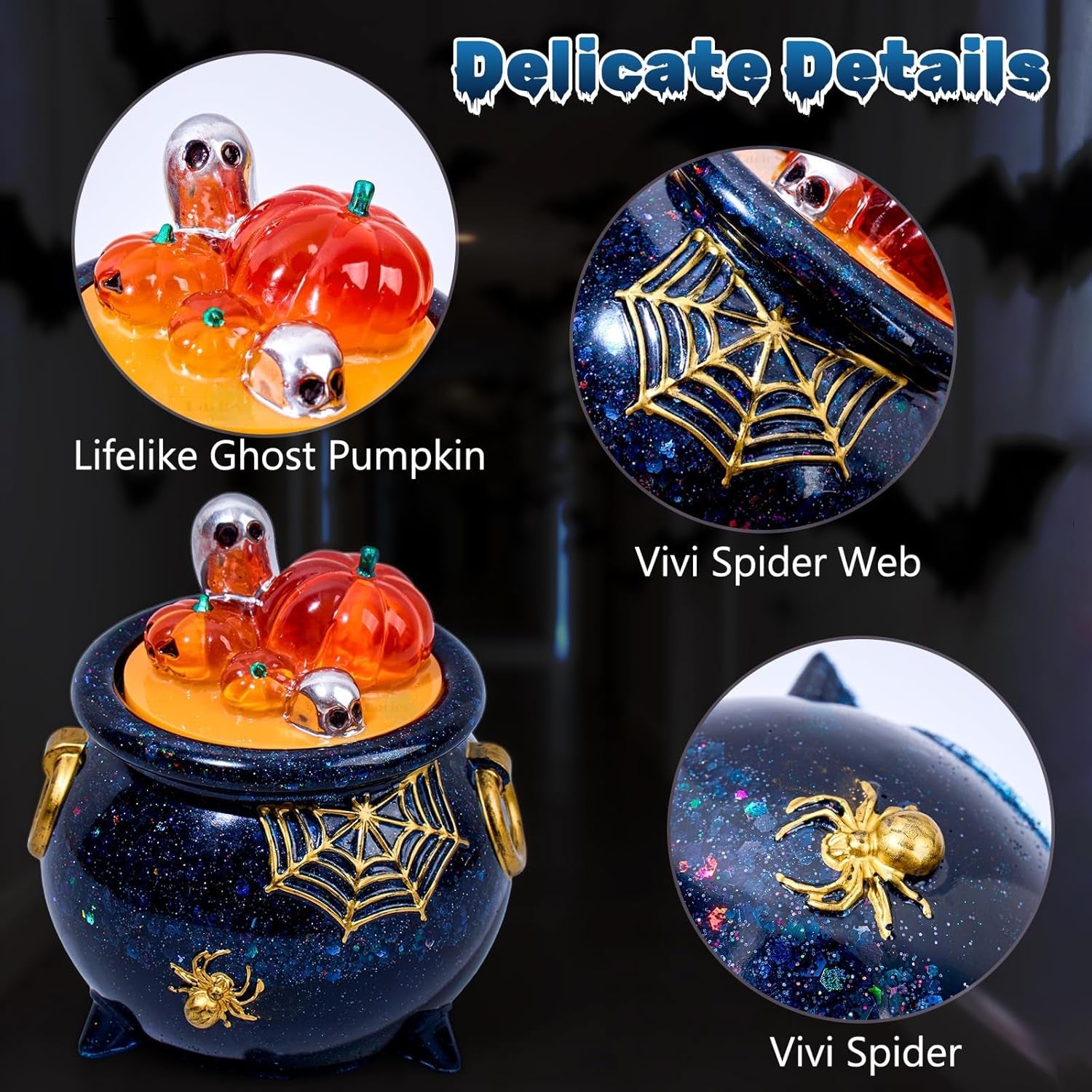 Witch Cauldron Jar Resin Mold - Craft Resin US