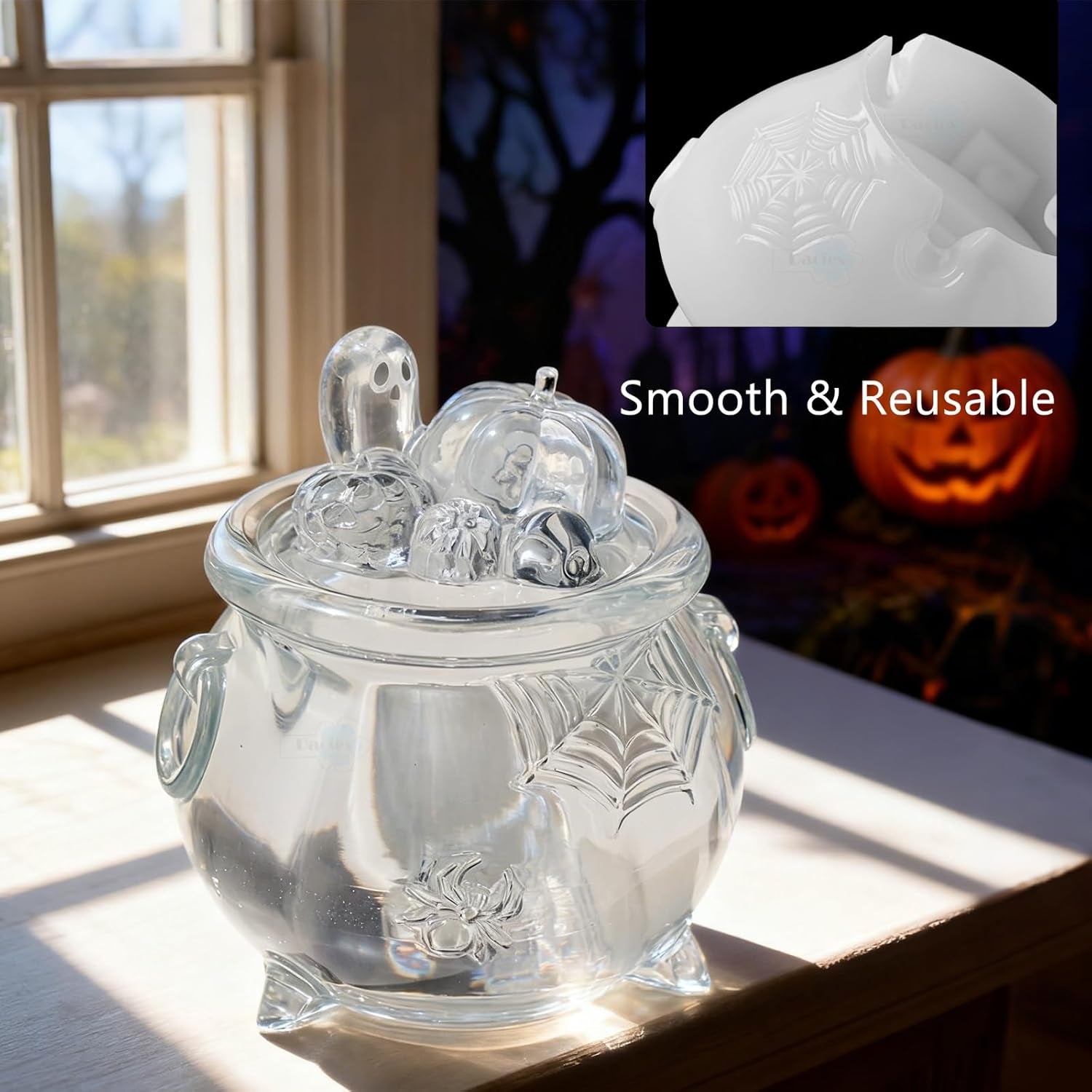 Witch Cauldron Jar Resin Mold - Craft Resin US