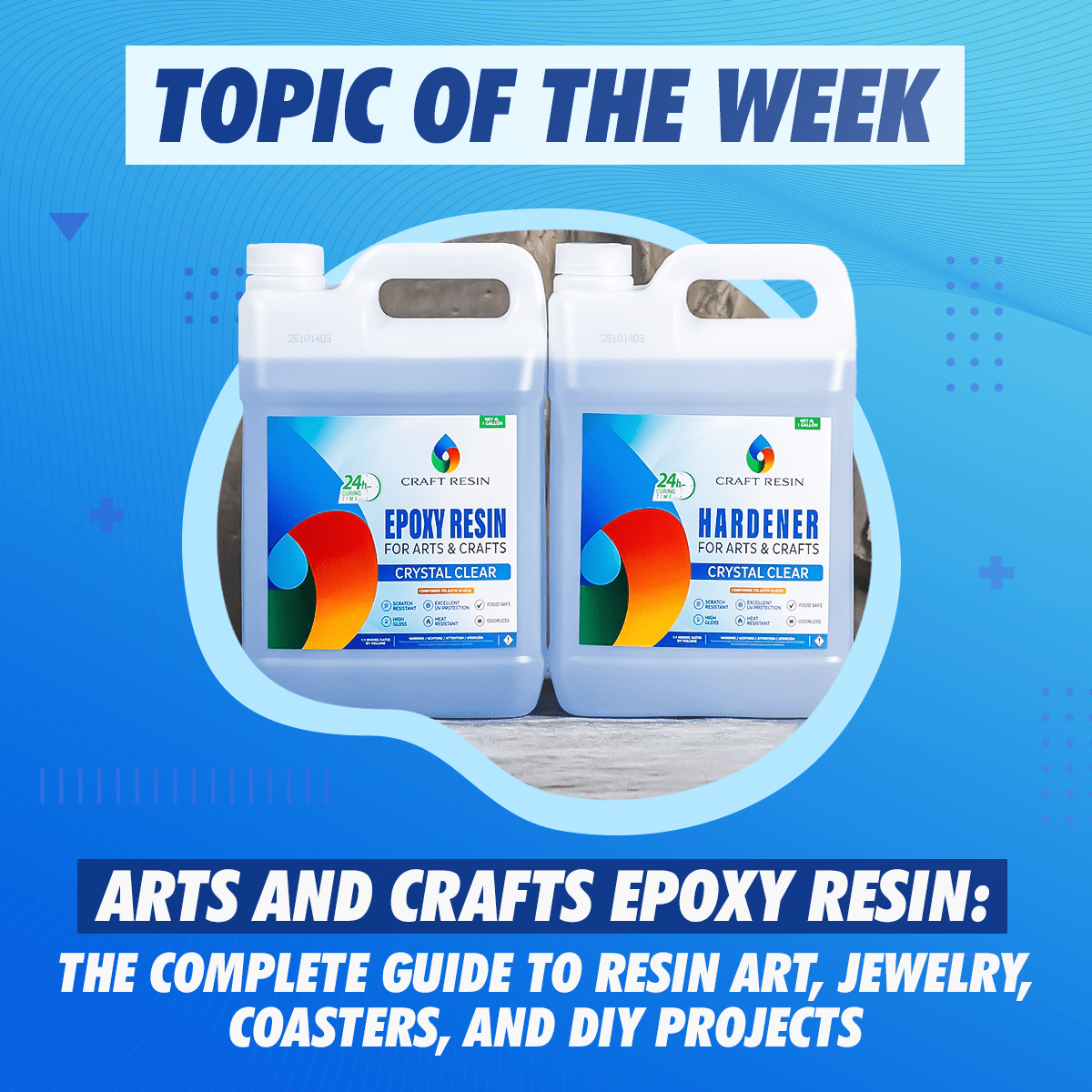 Arts and Crafts Epoxy Resin: The Complete Guide to Resin Art, Jewelry, Coasters, and DIY Projects - Craft Resin US