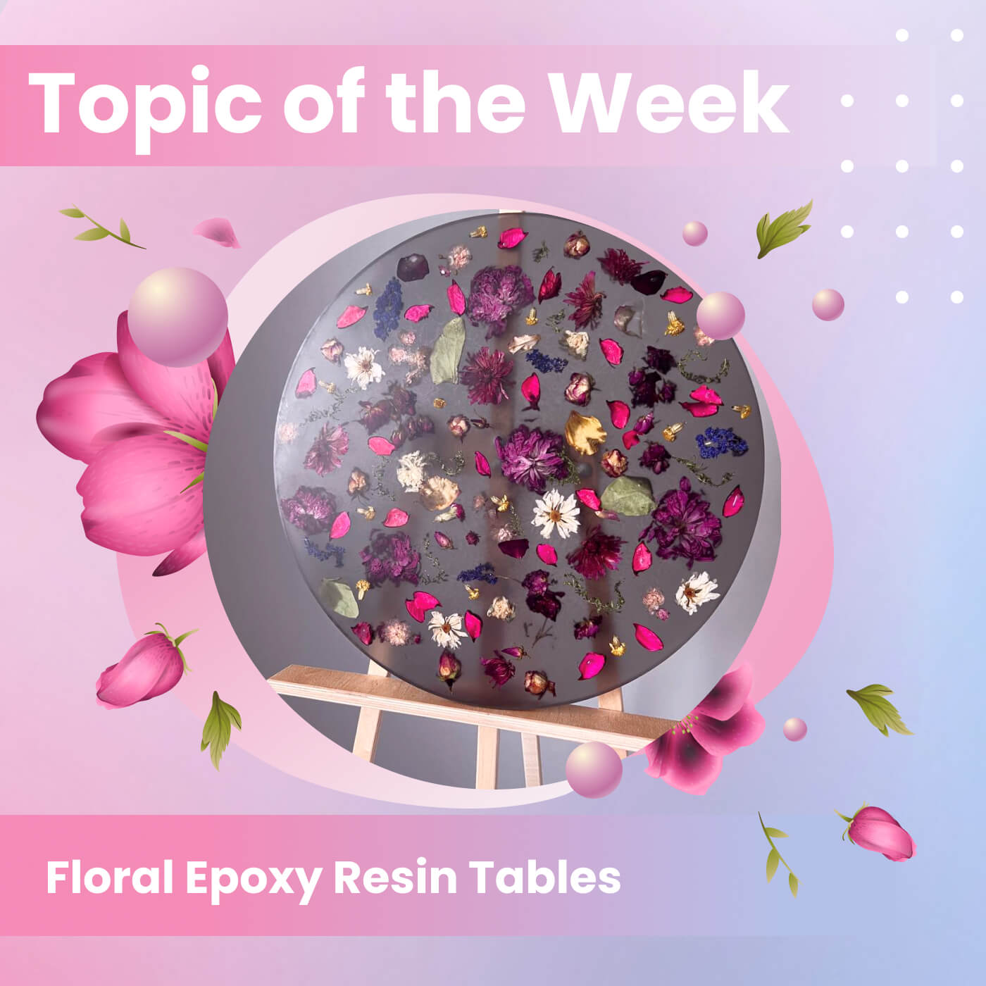 Floral Epoxy Resin Tables: A Statement of Modern Design - Craft Resin US