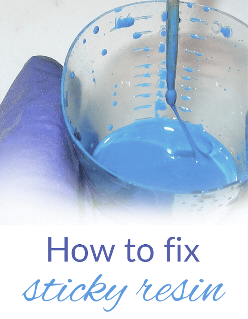 Is there a way to harden sticky resin? - Craft Resin US