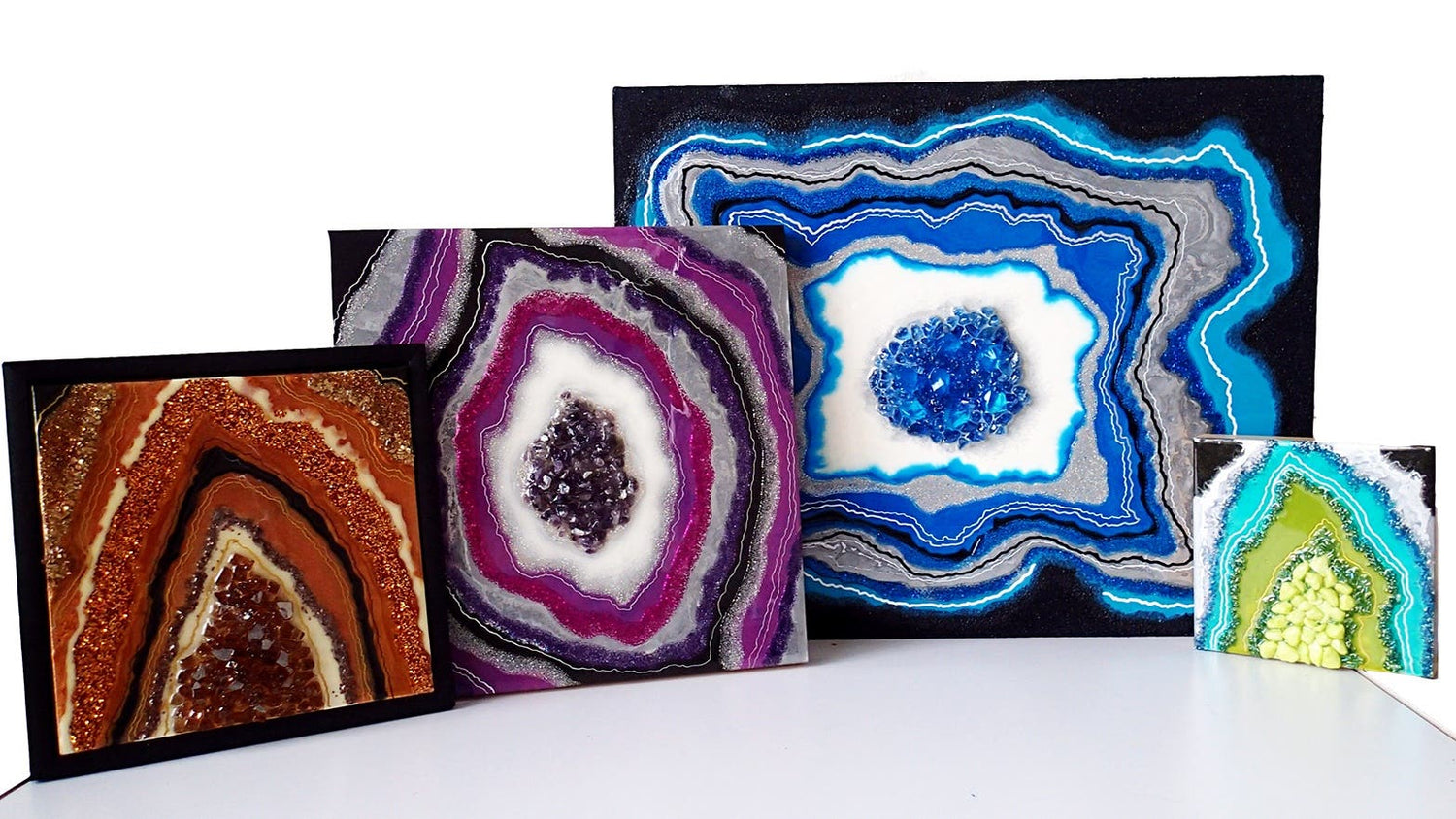 Resin Geode Basics: How to create sparkling geode art works - Craft Resin