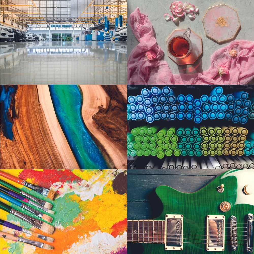 What materials Does Craft Resin's Epoxy Resin Stick To Or Not Stick To