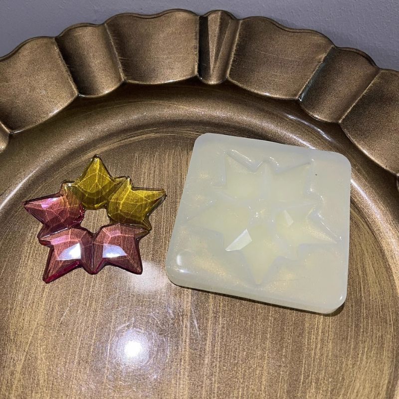 Handmade Snowflake Hanging Resin Molds