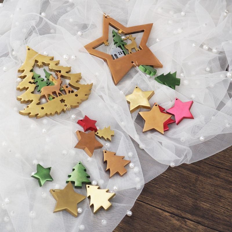 Christmas Tree Pentagram Ornament Resin Mold