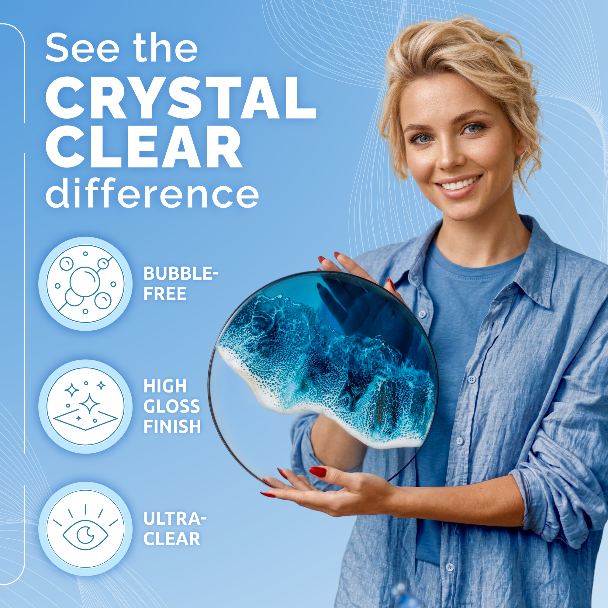 Craft Resin Arts & Crafts Epoxy - 1 Gallon