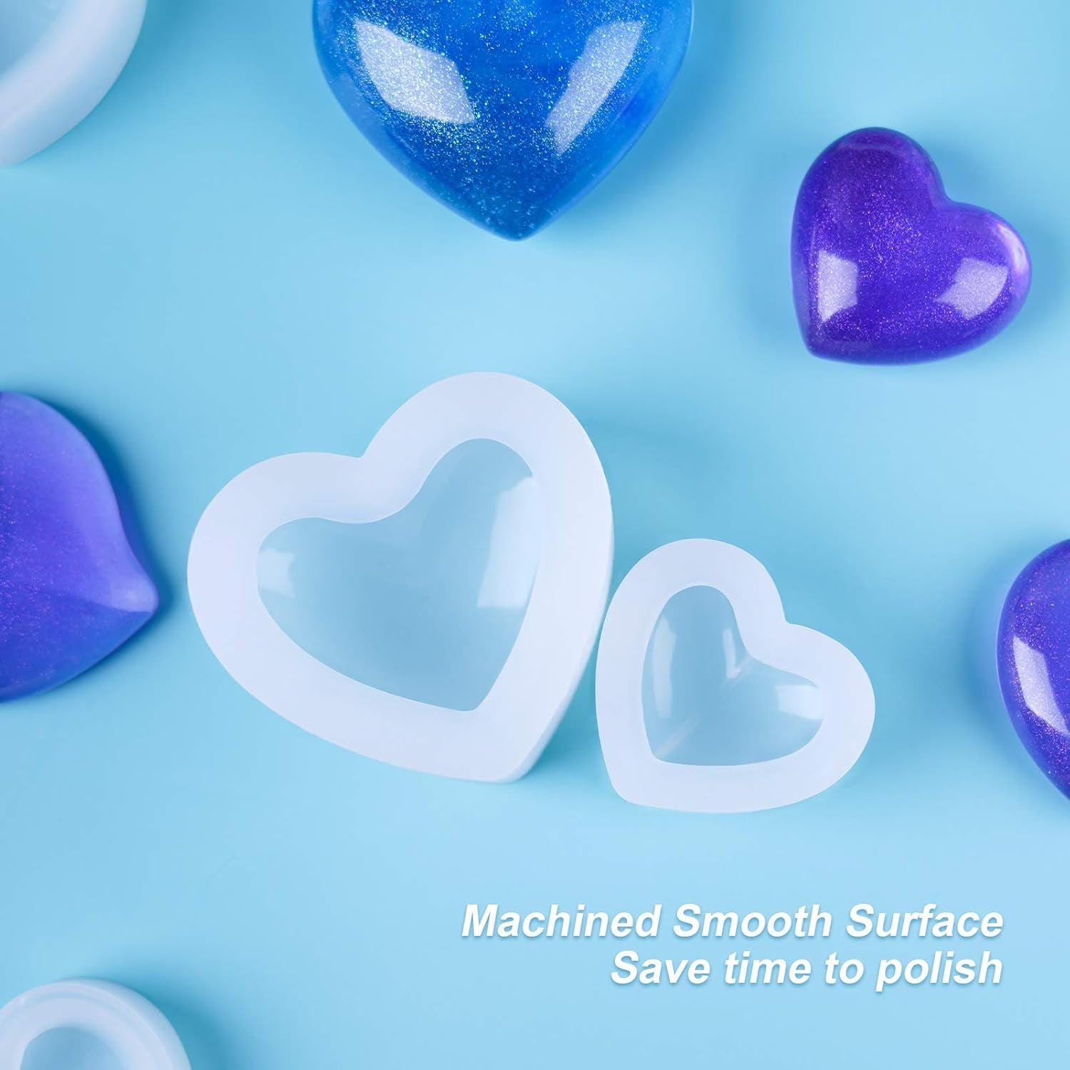 3D Heart Shape Resin Mold - Craft Resin US