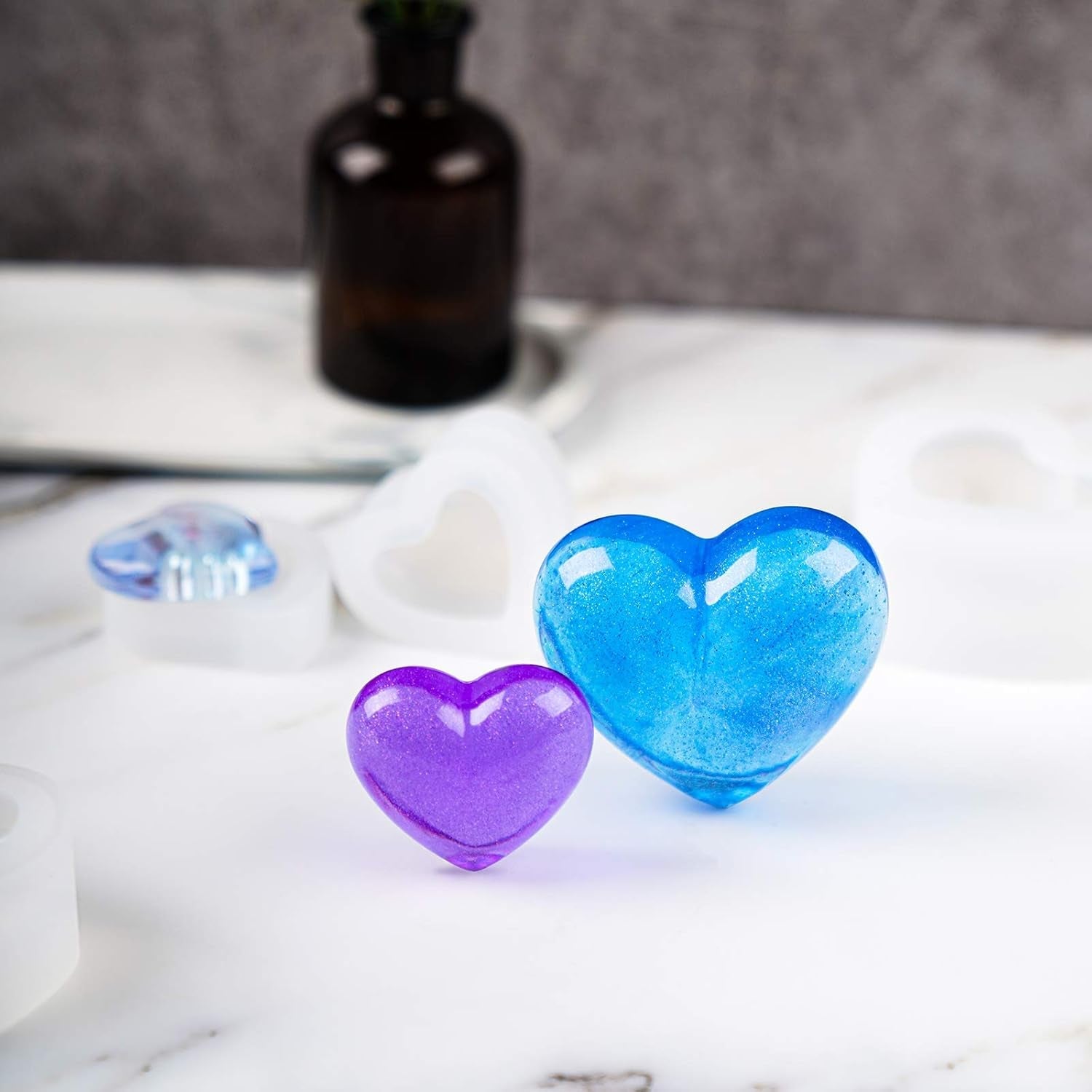 3D Heart Shape Resin Mold - Craft Resin US