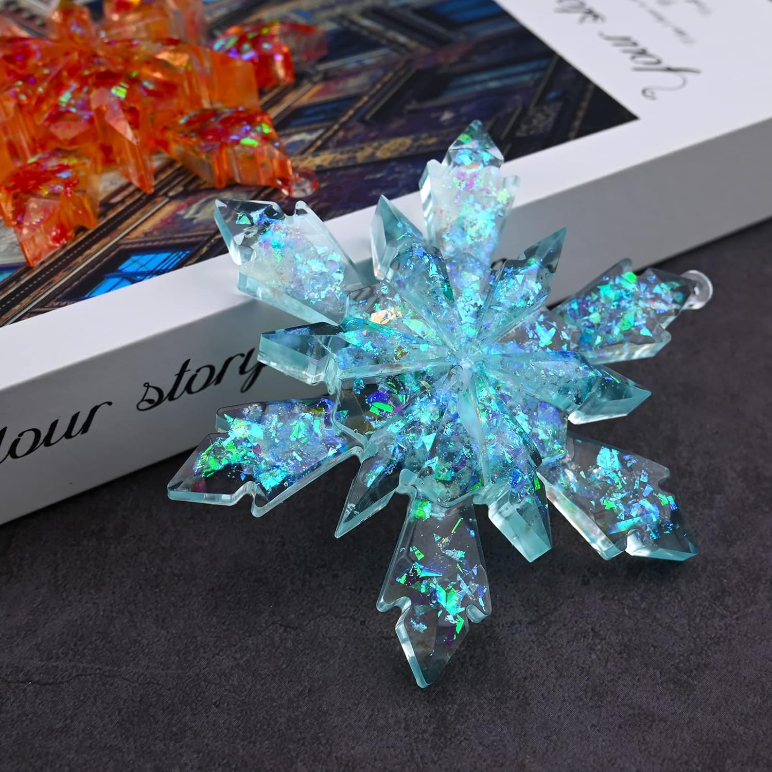 3D Snowflake Molds - 5 pcs - Craft Resin US