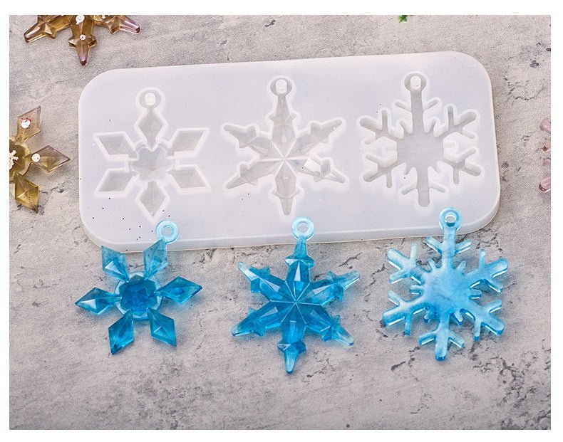 3pcs Snowflake Hanging Mold - Craft Resin US
